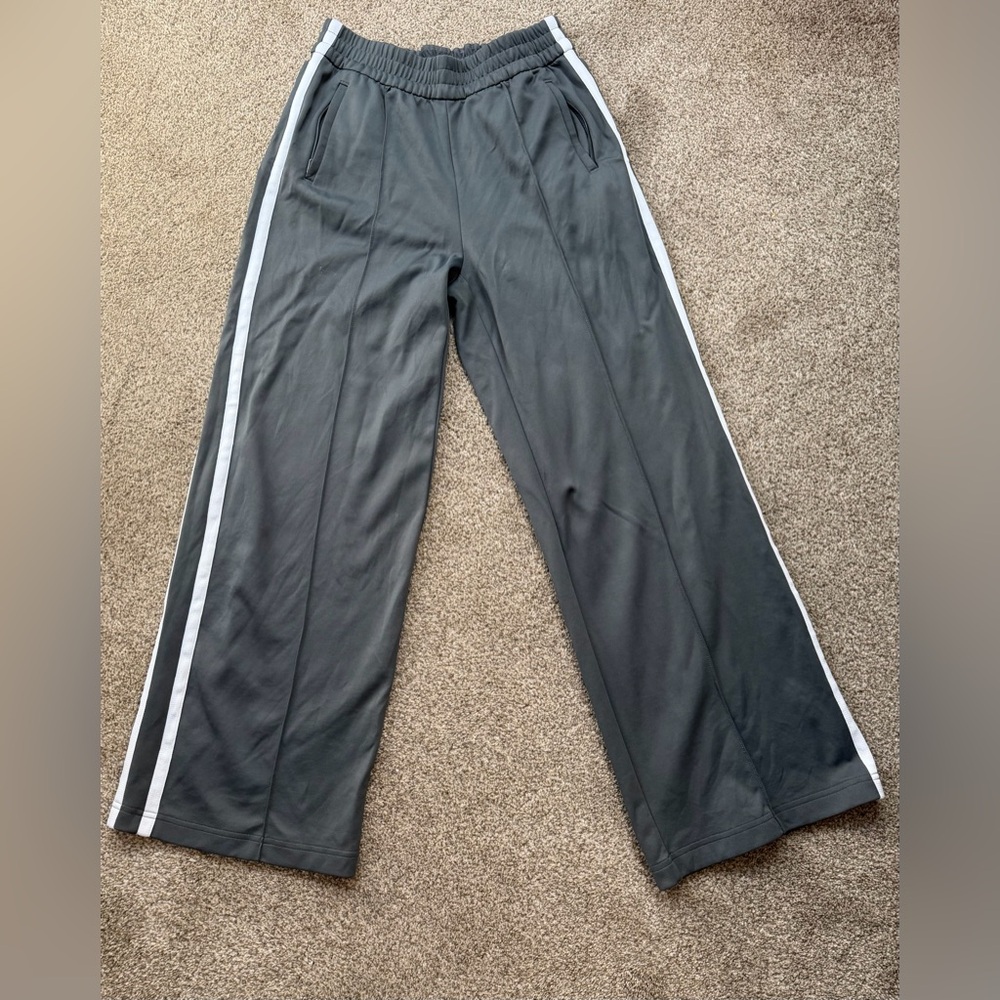 Athleta Gray Wide Leg Sweats